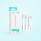 Ordo Sonic Kids Rechargeable - Brush Heads - White - 4 Pack